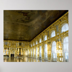 Póster Rusia, San Petersburgo, Palacio de Catalina (tambi