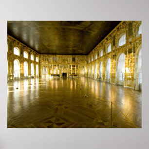 Póster Rusia, San Petersburgo, Palacio de Catalina (tambi