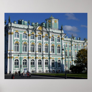 Póster Rusia, San Petersburgo, Palacio de Invierno, El 2