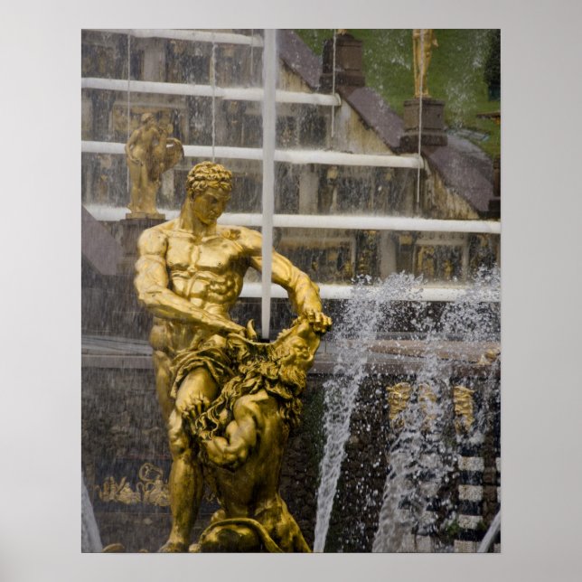 Póster Rusia, San Petersburgo, Peterhoff (también conocid (Frente)