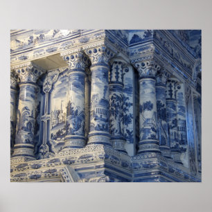 Póster Rusia, San Petersburgo, Pushkin, Catalina 2