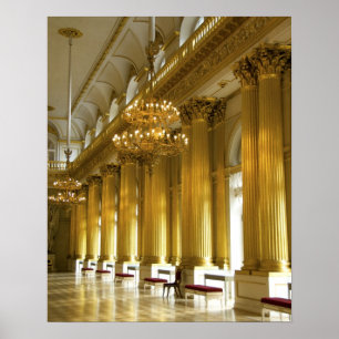 Póster Rusia, San Petersburgo, Winter Palace, El