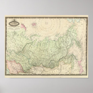 Póster Rusia y Asia
