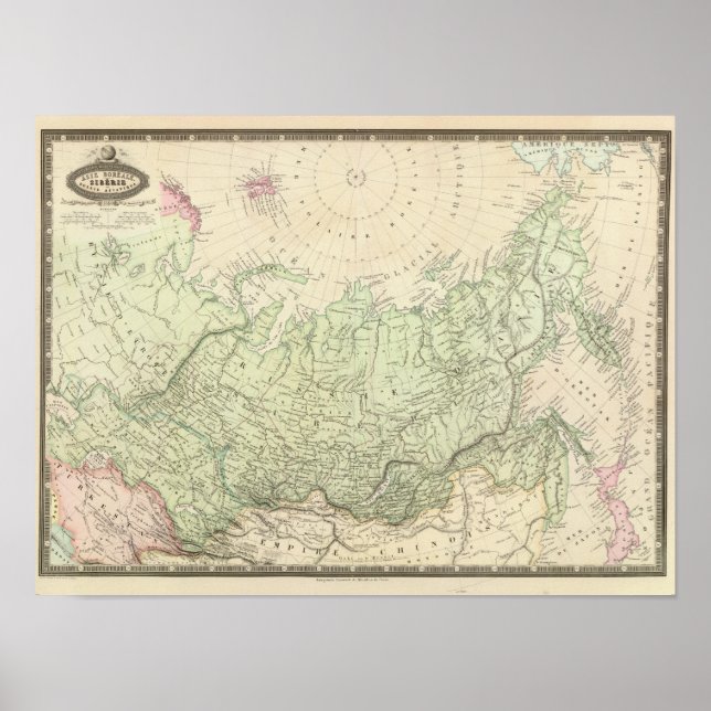 Póster Rusia y Asia (Frente)
