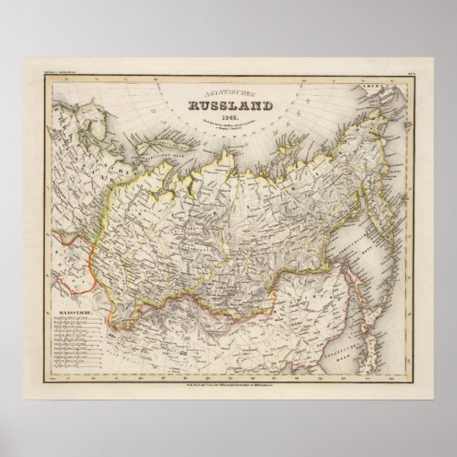 Póster Rusia y Asia 2 (Frente)