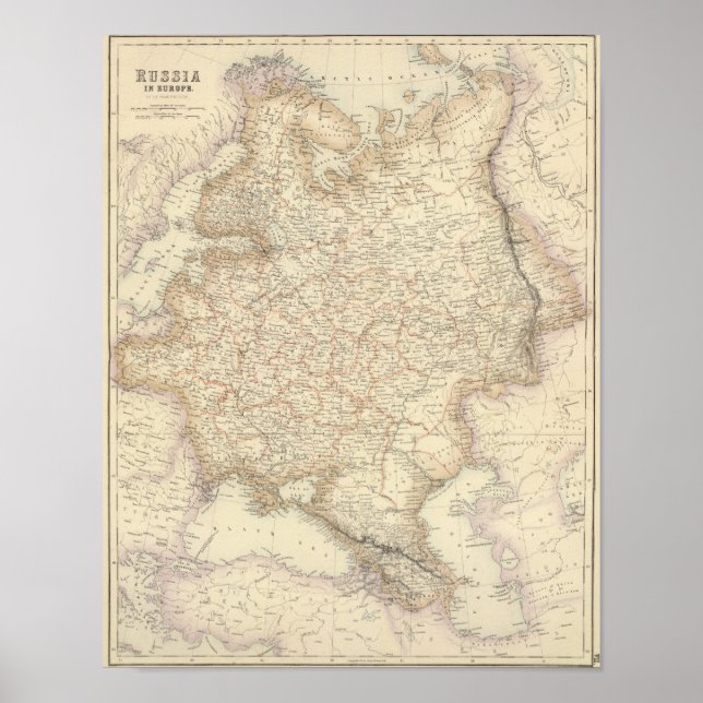 Póster Rusia y Europa (Frente)