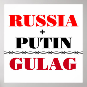 Póster Rusia y Putin