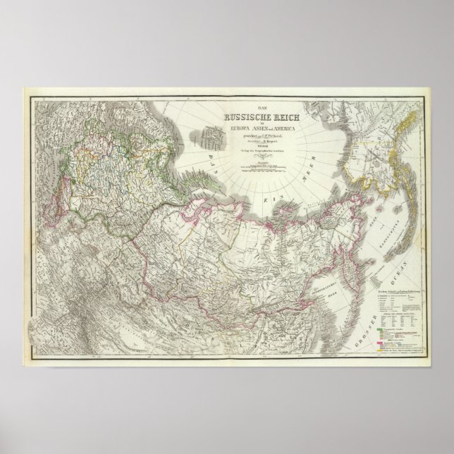 Póster Ruso Reich - Imperio Ruso (Frente)