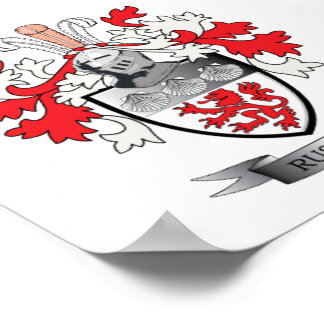 Póster Russell Coat of Arms