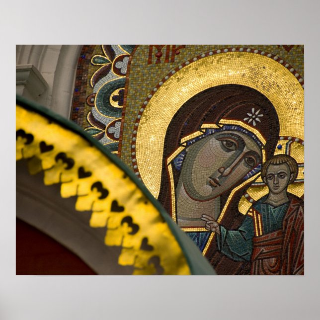 Póster Russia, Moscow, Red Square. Our Lady of Kazan (Frente)