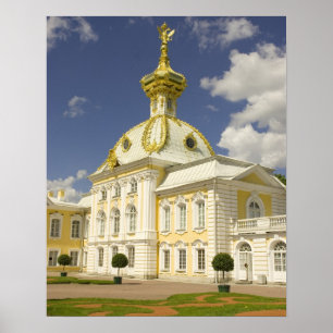 Póster Russia. Petrodvorets. Peterhof Palace. Peter the 5