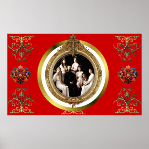 Póster Russian Imperial Family Romanov Poster