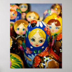Póster Russian Nesting Dolls