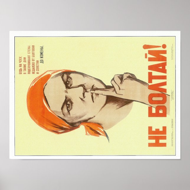 Póster Russian Soviet WWII poster (Frente)