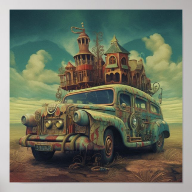 Póster Rust & Reverige: El Viajero Dreamhouse (Frente)