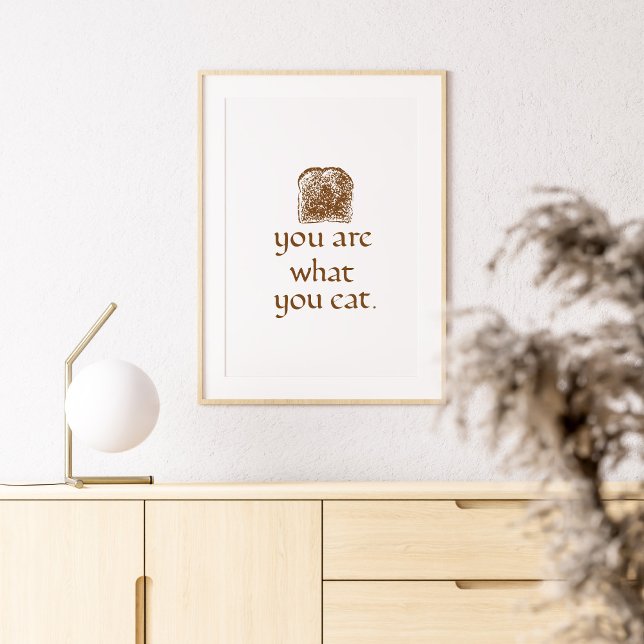 Póster Rustic Bread Art with Handwritten Calligraphy (Subido por el creador)