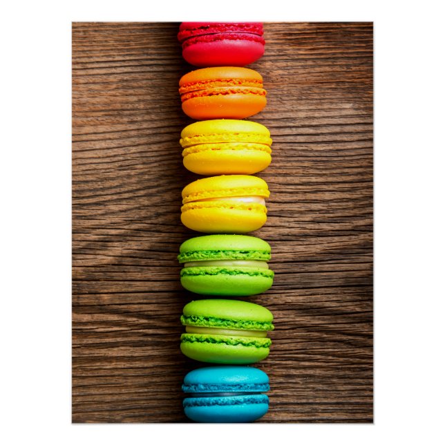 Póster Rustic Macaron Stack (Anverso)