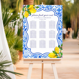 Póster Rustic Mediterranean Wedding with Lemons