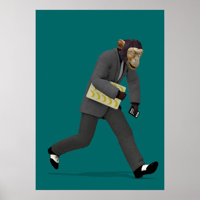 Póster Rústica A La Empresa De Monos (Frente)