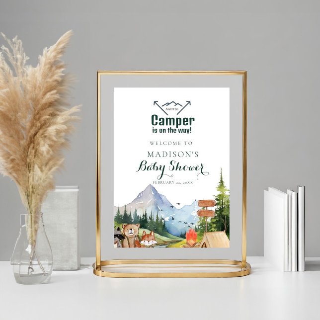 Póster Rústica ducha de animales de bosque favorece el Ró (Subido por el creador)