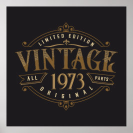 Póster Rústica vintage 1973