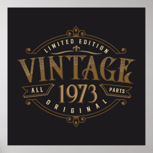 Póster Rústica vintage 1973