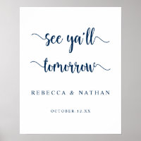 Rústico moderno, nos vemos mañana Poster