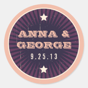 Poster Rústico: Sello de Pegatina soñado con beren