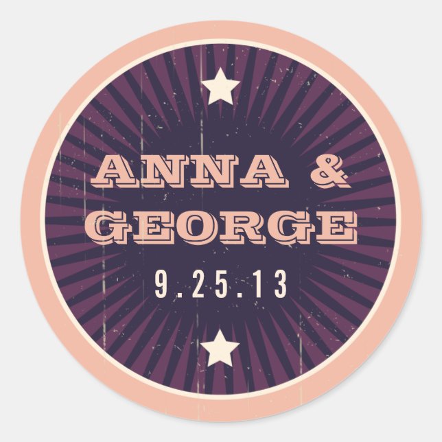 Poster Rústico: Sello de Pegatina soñado con beren (Anverso)