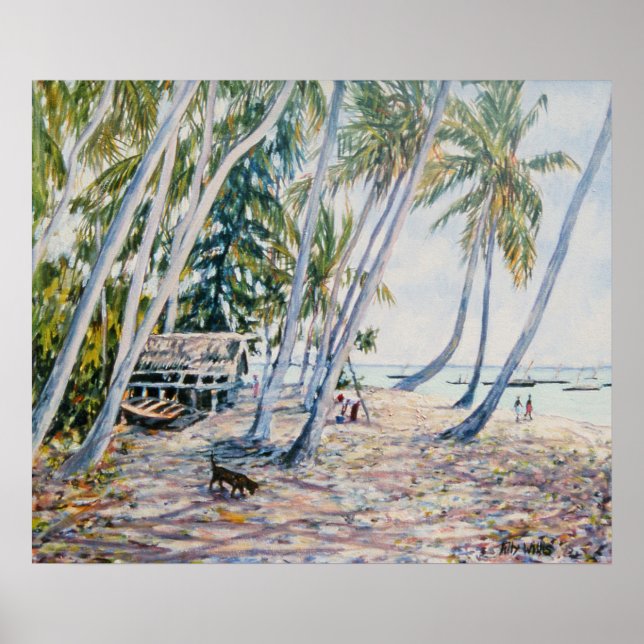 Póster Rustling Palms Zanzibar 2002 (Frente)
