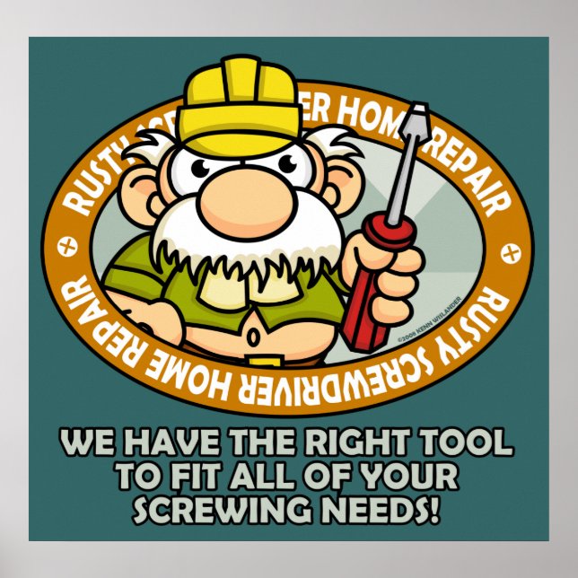 Póster Rusty Screwdriver Poster (Frente)