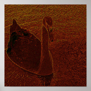 Póster Rusty Swan