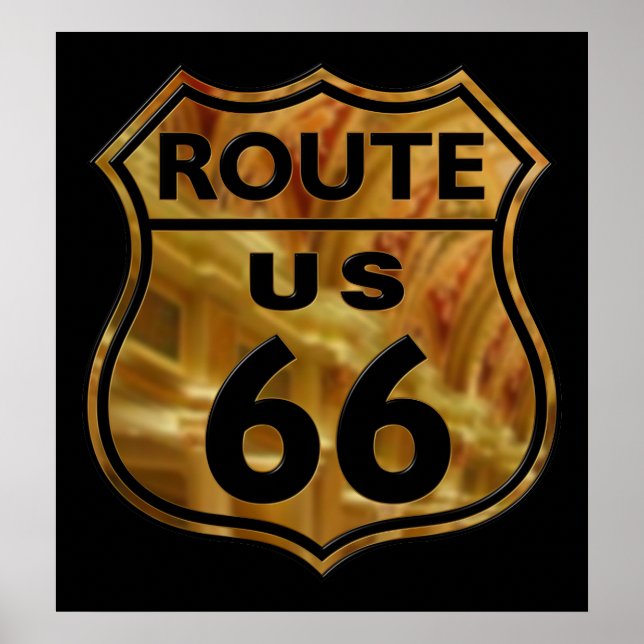 Póster Ruta 66 (Frente)