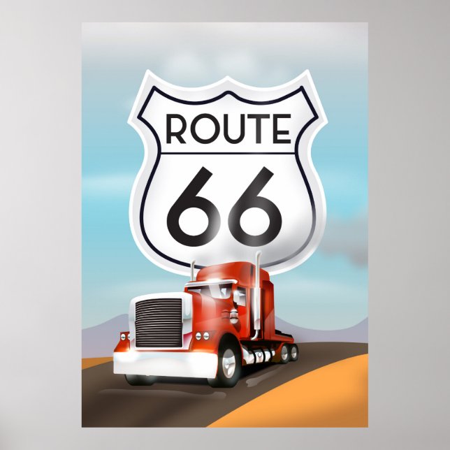Póster Ruta 66 (Frente)