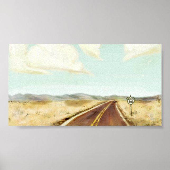 Póster Ruta 66 (Frente)