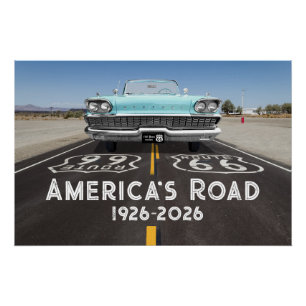Póster Ruta 66 Centenario Histórico