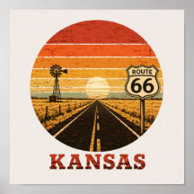 Ruta 66 Kansas Autopista del Estado del Girasol