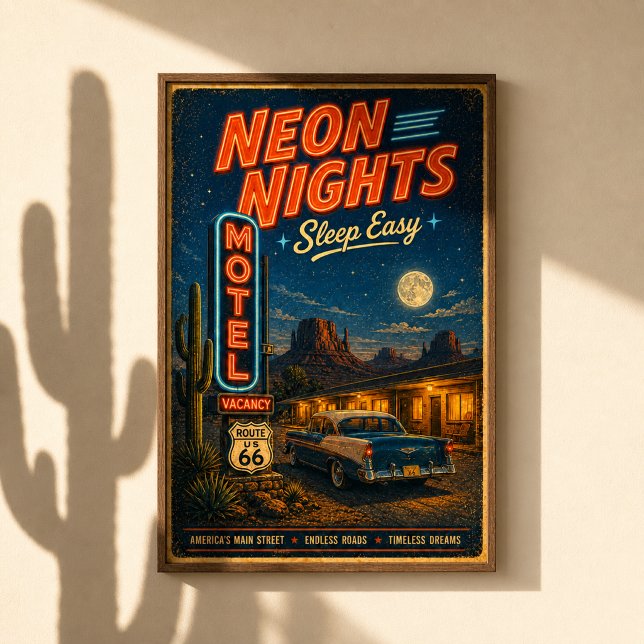 Póster Ruta 66 Sueños de Motel Neon (Subido por el creador)