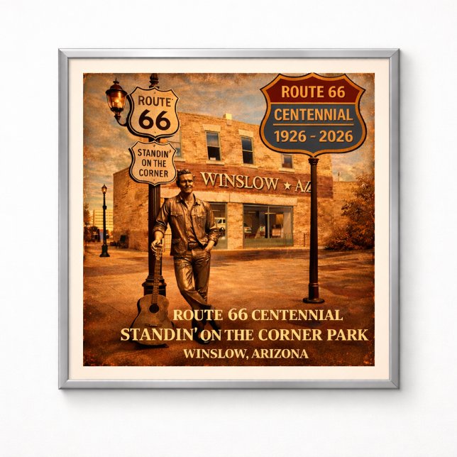 Póster Ruta 66 Winslow Arizona De pie (Subido por el creador)