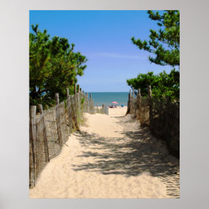 Póster Ruta a la playa