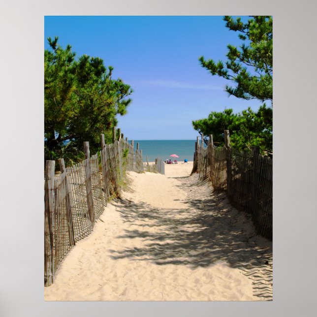 Póster Ruta a la playa (Frente)