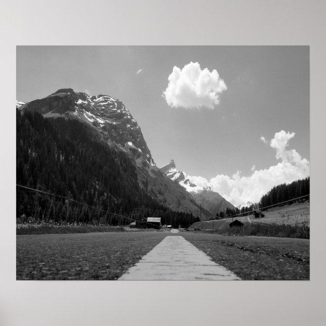 Póster Ruta alpina (Frente)