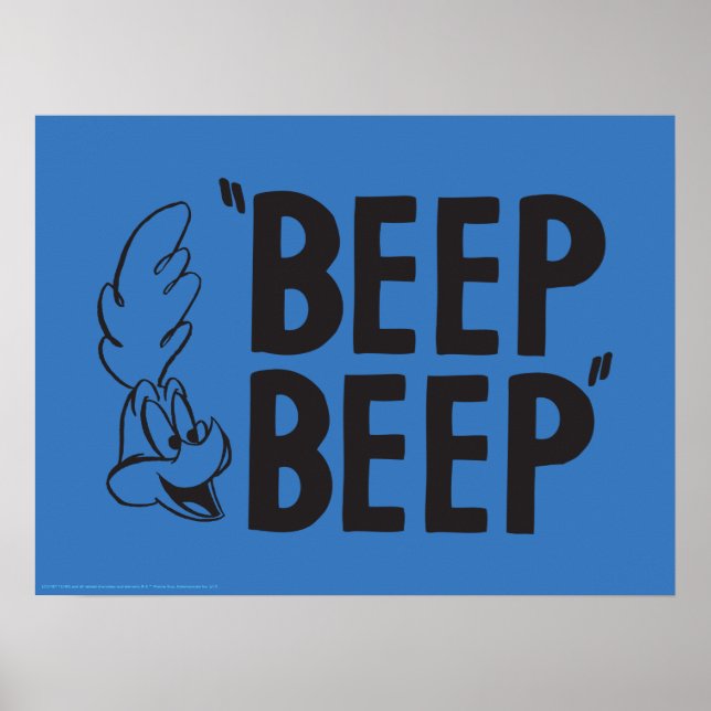 Póster RUTA clásica RUNNER™ BEEP BEEP™ (Frente)