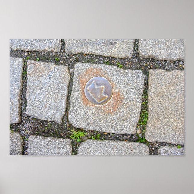 Póster Ruta de Coronación, Bratislava, Eslovaquia (Frente)