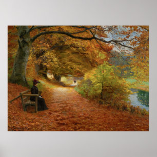 Póster Ruta de la madera en otoño Hans Andersen Brendekil