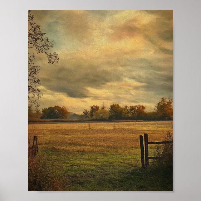 Póster Ruta de la pradera nubosa (Frente)