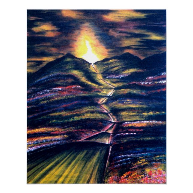 Póster Ruta de la vida (Anverso)
