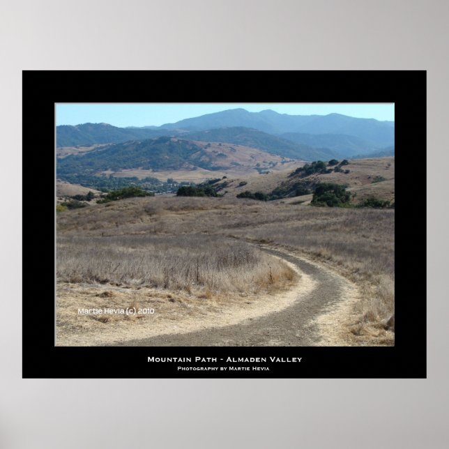 Póster "Ruta de las Montañas - Valle de Almaden" (Frente)