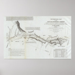 Póster Ruta de Misuri a Oregón 2