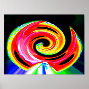 Póster Ruta de navegación espacial